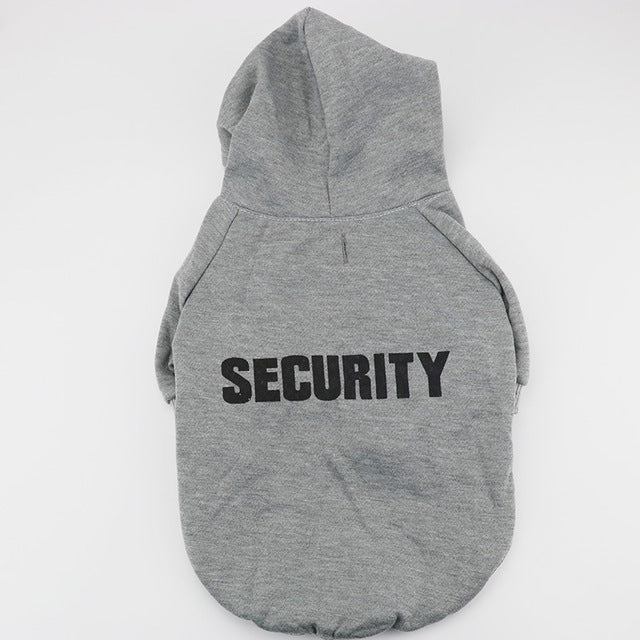 Security Cat Clothes Costume