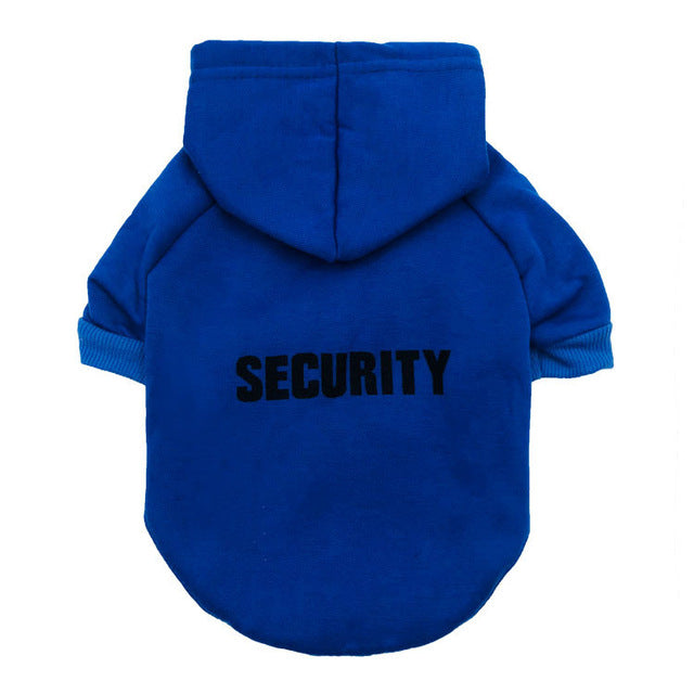 Security Cat Clothes Costume