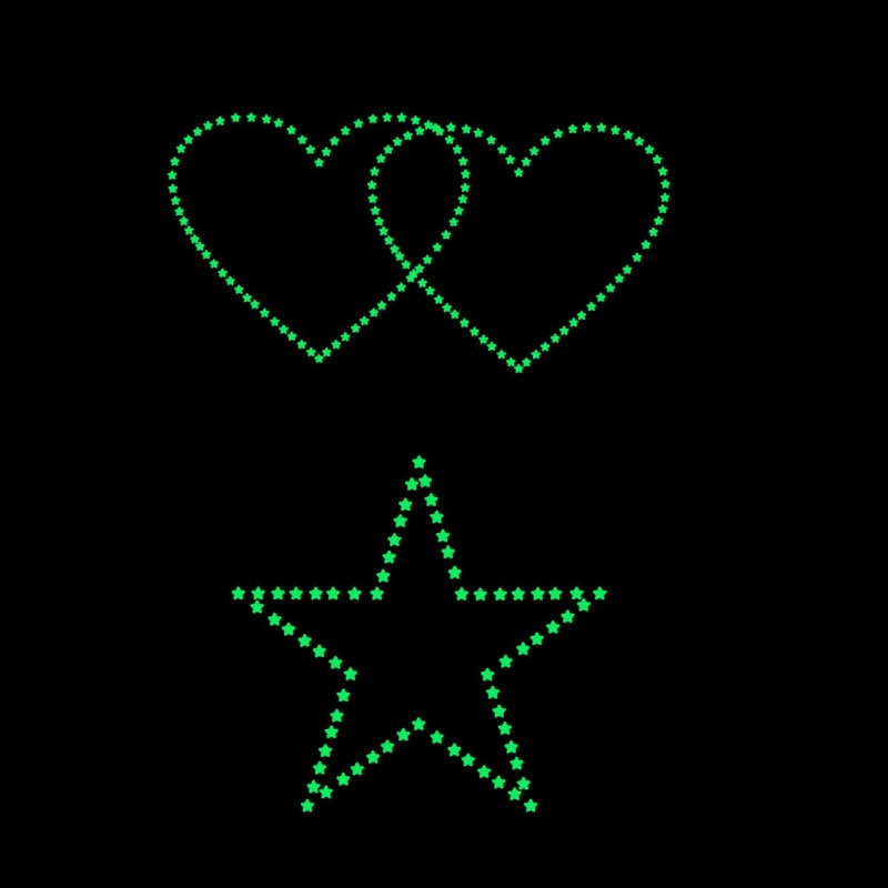 450/500pcs Luminous Star Dot Stickers