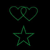 450/500pcs Luminous Star Dot Stickers