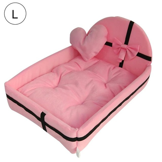 Pet Dog House Nest With Mat