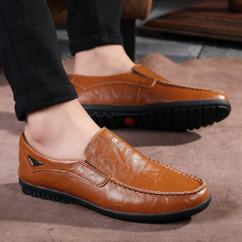 Soft Leather Men's Moccasins