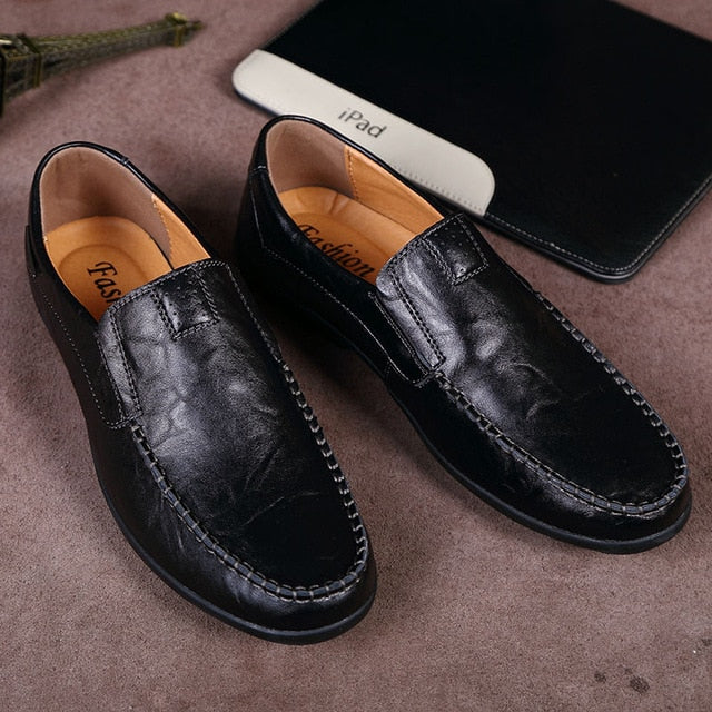Soft Leather Men's Moccasins