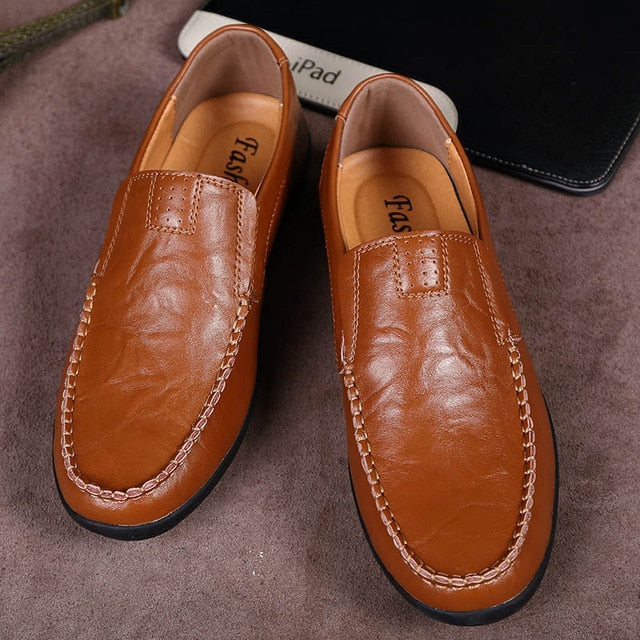 Soft Leather Men's Moccasins