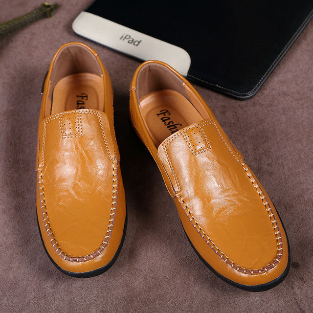 Soft Leather Men's Moccasins